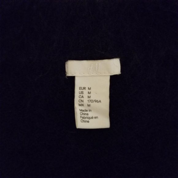 Colour block contrast, long sweater, oversize M, L, H&M, mohair, wool, nylon - Picture 3 of 11